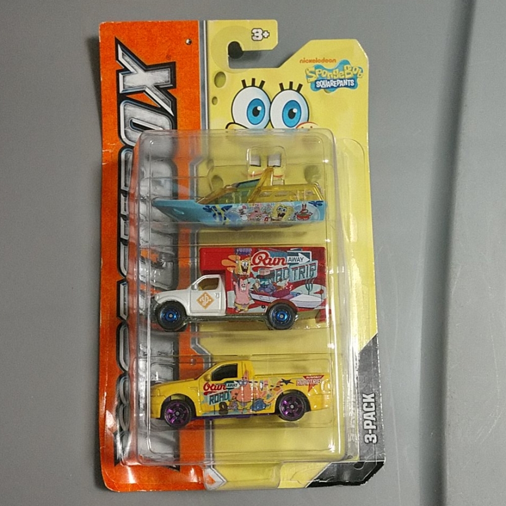 New Matchbox SpongeBob SquarePant 3 Pack